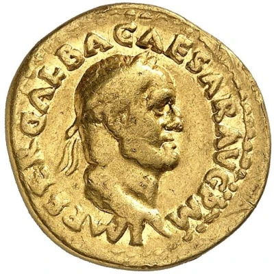 Aureus - Galba SALVS GEN HVMANI front