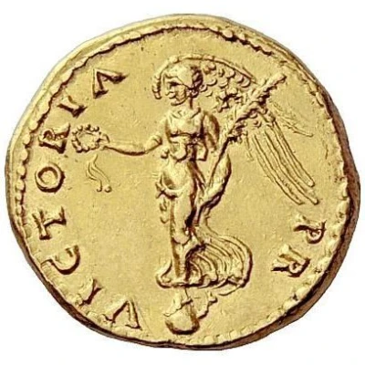 Aureus - Galba VICTORIA P R; Victory back