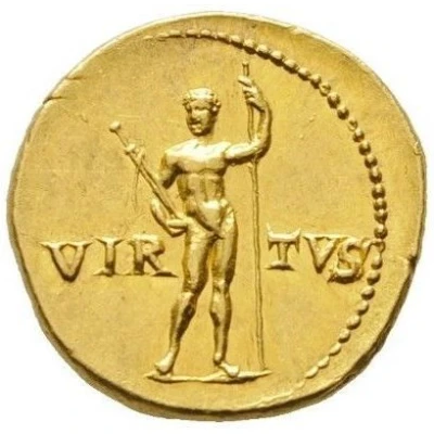 Aureus - Galba VIRTVS; Virtus back