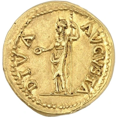 Aureus - Galba and Livia DIVA AVGVSTA back