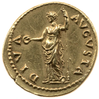 Aureus - Galba and Livia DIVA AVGVSTA back