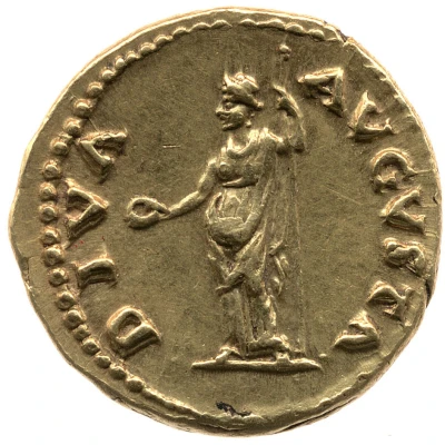Aureus - Galba and Livia DIVA AVGVSTA back