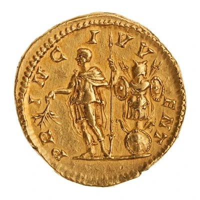 Aureus - Geta PRINC IVVENT back