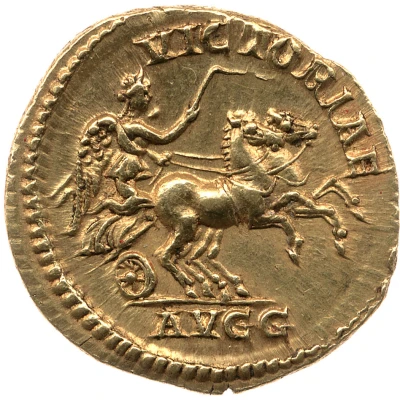 Aureus - Geta VICTORIAE AVGG; Victory back