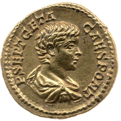 Aureus - Geta VOTA PVBLICA front