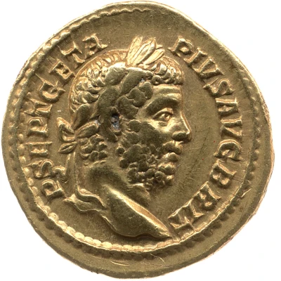 Aureus - Geta and Caracalla LIB AVGG V ET VI; Liberalitas front