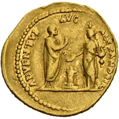 Aureus - Hadrian ADVENTVI AVG ALEXANDRIAE; Alexandria back