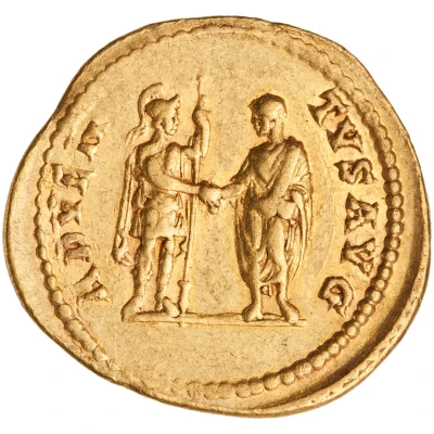 Aureus - Hadrian ADVENTVS AVG; Roma back