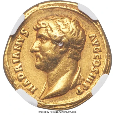 Aureus - Hadrian AEGYPTOS; Egypt front