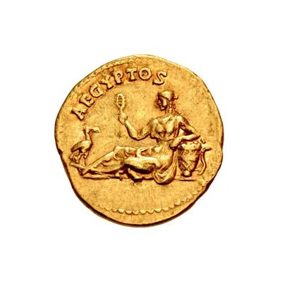 Aureus - Hadrian AEGYPTOS; Egypt back
