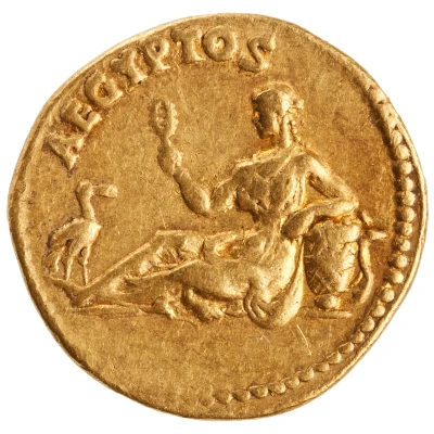 Aureus - Hadrian AEGYPTOS; Egypt back