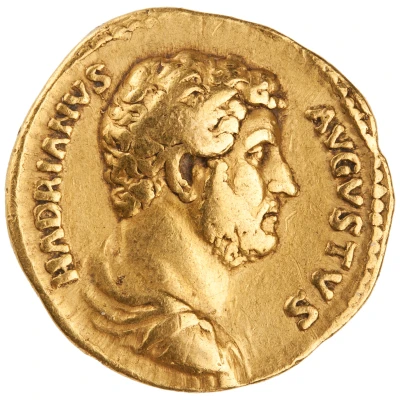 Aureus - Hadrian COS III PP front