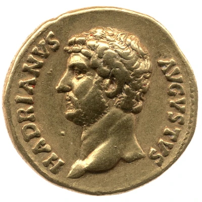 Aureus - Hadrian COS III PP front