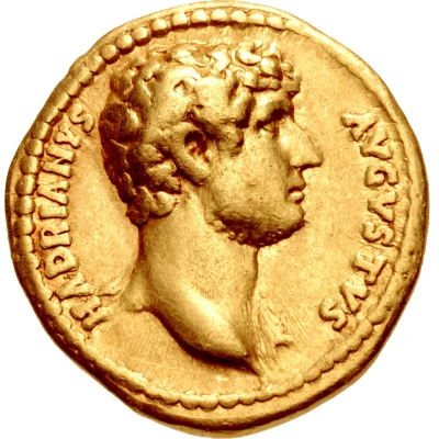 Aureus - Hadrian COS III PP front