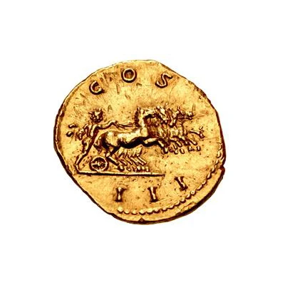 Aureus - Hadrian COS III; Sol back