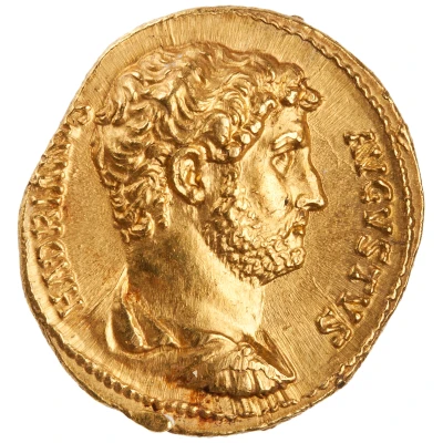 Aureus - Hadrian COS III front