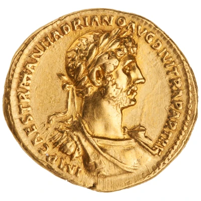 Aureus - Hadrian DIVI NER NEP P M TR P COS ORIENS; Sol front