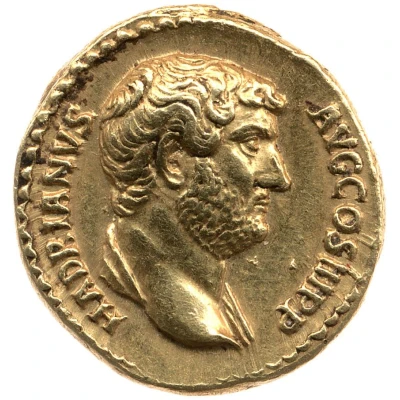 Aureus - Hadrian IOVI VICTORI; Jupiter front