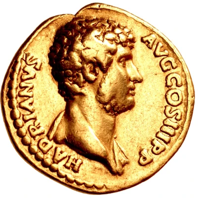 Aureus - Hadrian IOVI VICTORI; Jupiter front