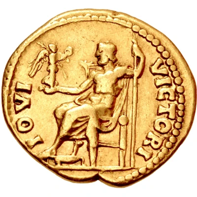 Aureus - Hadrian IOVI VICTORI; Jupiter back