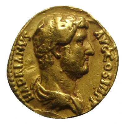 Aureus - Hadrian IOVI VICTORI; Jupiter front