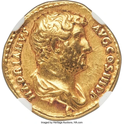 Aureus - Hadrian LIBERALITAS AVG VII; Liberalitas front