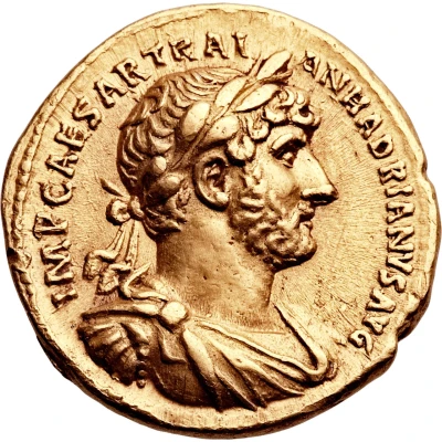 Aureus - Hadrian P M TR P COS IIILIB PVB; Libertas front