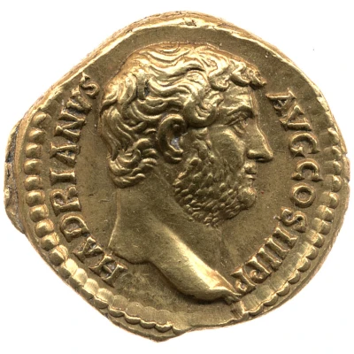 Aureus - Hadrian ROMA AETERNA; Roma front