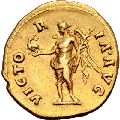 Aureus - Hadrian VICTORIA AVG; Victory back