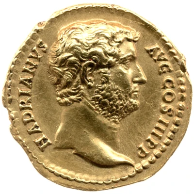 Aureus - Hadrian VOTA PVBLICA front