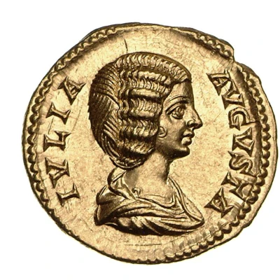 Aureus - Julia Domna HILARITAS; Hilaritas front