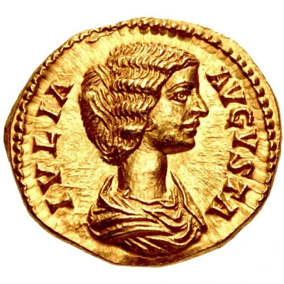 Aureus - Julia Domna HILARITAS; Hilaritas front