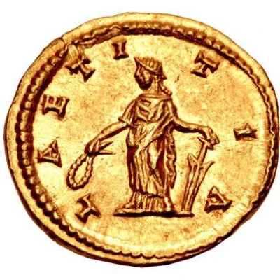 Aureus - Julia Domna LAETITIA; Laetitia back