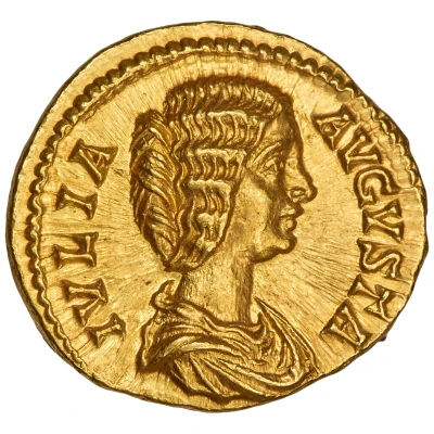 Aureus - Julia Domna MATER DEVM; Cybele front