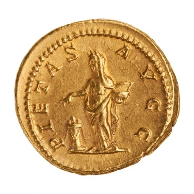 Aureus - Julia Domna PIETAS AVGG; Pietas back