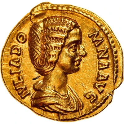 Aureus - Julia Domna VENERI VICTR; Venus front