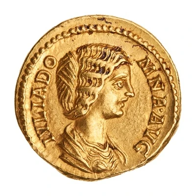 Aureus - Julia Domna VESTA; Vesta front