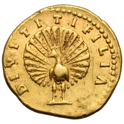 Aureus - Julia Titi DIVI TITI FILIA back