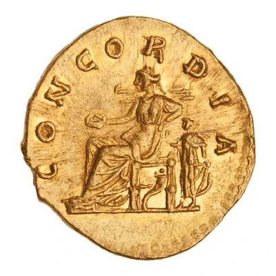 Aureus - Lucilla CONCORDIA; Concordia back