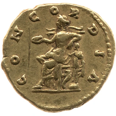 Aureus - Lucilla CONCORDIA; Concordia back
