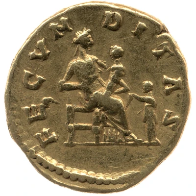 Aureus - Lucilla FECVNDITAS; Fecunditas back