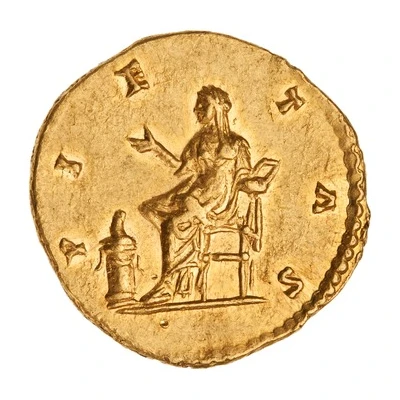 Aureus - Lucilla PIETAS; Pietas back
