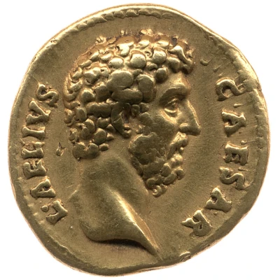 Aureus - Lucius Aelius TRIB POT COS II; Concordia front