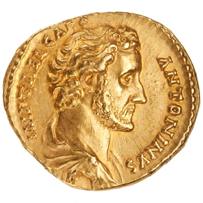 Aureus - Lucius Aelius TRIB POT COS II; Pietas front