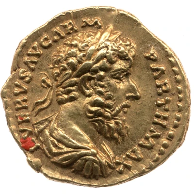 Aureus - Lucius Verus FORT RED TR P VIIII IMP V COS III; Fortuna front