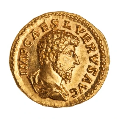 Aureus - Lucius Verus SALVTI AVGVSTOR TR P III COS II; Salus front