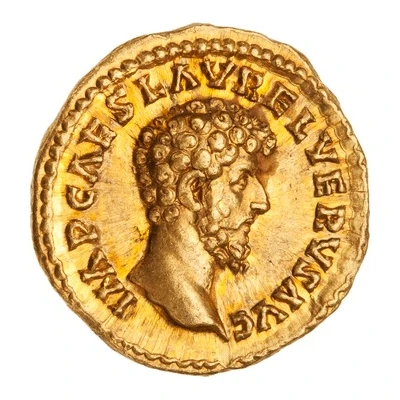Aureus - Lucius Verus and Marcus Aurelius CONCORDIAE AVGVSTOR TR P COS II front