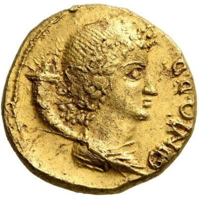 Aureus MARTI VLTORI; Genius and Mars front