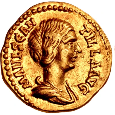 Aureus - Manlia Scantilla IVNO REGINA; Juno front