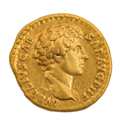 Aureus - Marcus Aurelius COS DES II; Hilaritas front